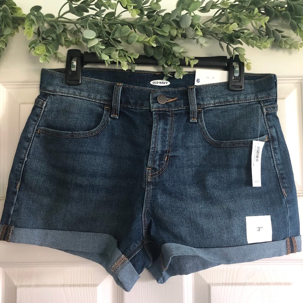 Medium Wash Shorts